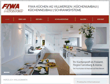 Tablet Screenshot of fiwa.ch
